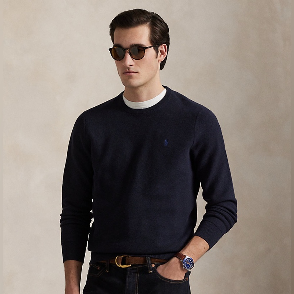 Polo by Ralph Lauren Men's Dark Blue Crewneck Sweater XL